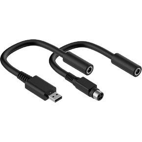 SlimQ Compatible with 𝗠𝗦𝗜 𝗖𝗹𝗲𝘃𝗼 Laptop - 330W DC Power Adapter Connector Kit, USB Tip and 4-Hole Tip DC Connectors Plug