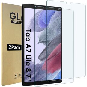 Screen Protecor Compatible with Samsung Galaxy Tab A7 Lite 8.7 inch, Tempered Glass Film Replacement for Samsung Galaxy Tab A7 Lite 8.7" 2021 SM-T225, HD Clear, 9H Hardness, Scratch-Resistant,