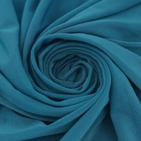Texco Inc Solid 4-Way Stretch Venezia Polyester Spandex, DIY Projects, Apparel Fabric, Black 1 Yard