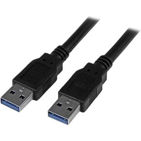 StarTech.com 3m 10 ft USB 3.0 Cable - A to A - M/M - Long USB 3.0 Cable - USB 3.1 Gen 1 (5 Gbps) (USB3SAA3MBK)