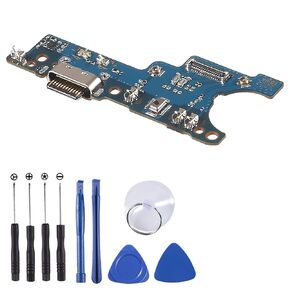USB Type C Charging Port Flex Cable Replacement for Samsung Galaxy A11 2020 A115 SM-A115U A115U1 A115A A115W A115R4 A115T Port Flex Cable Repair Part incl Tools