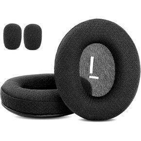 Breathable Replacement Earpads Cushions Compatible with Cooler Master MH630 MH650 Gaming Headsets Ear Pads with Breathable Fabric Foam