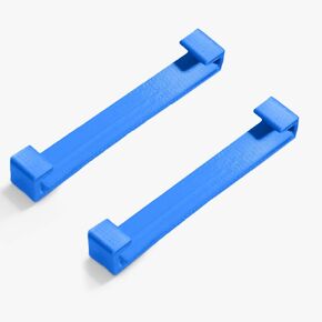 SplashNColor A50 Support Brace Clamps Upgrade for Cushion - Enhance Your Headphone Comfort with Durable and Secure Fit - Compatible with Astro A50 Gen. 4 and Mod Kit - 2 Pack (Flexible, Blue)
