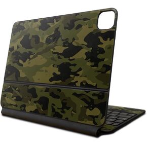 Skin Compatible with Apple Magic Keyboard for iPad Air 11-inch (M2) 2024 - Green Camouflage - Premium 3M Vinyl Protective Wrap Decal Cover - Easy to Apply | Crafted in The USA by MightySkins