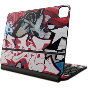 Skin Compatible with Apple Magic Keyboard for iPad Air 11-inch (M2) 2024 - Graffiti Mash Up - Premium 3M Vinyl Protective Wrap Decal Cover - Easy to Apply | Crafted in The USA by MightySkins