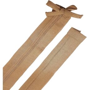 Aspen Creative 15014-22A, 6' Camel Faux Silk Fabric Cord & Chain Cover, Easy to Install for Lighting Fixture, Cable Management, Lamp Wire Cover, Set of 2