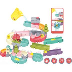 Toddler Bath Toys,DIY Duck Slippery Slide Track Baby Bath Tub Toys with Suction Cups,Birthday Party Gift for Baby Infant Boys Girls Bath Time Ages 2 3 4 5 6