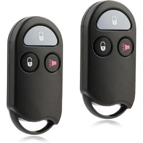 2X USARemote Keyless Entry Remote Car Key Fob Control 3-Button Lock Unlock Panic Replacement for Nissan Altima Frontier Quest Pathfinder (KOBUTA3T, 28268-2Z021)