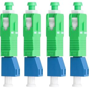Xunsomten- 2PC Single Mode 9/125μm SC/APC Male to LC/UPC Female Hybrid Optical Fiber Adapter in Kuwait