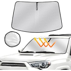 Windshield Sun Shade for Toyota Corolla 2019-2024, Foldable Front Window Cover for Toyota Corolla Accessories, Windshield Shade for Corolla 2021 2022 2023 Sun Visor Protector Block UV Rays