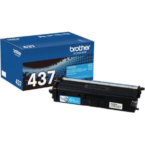 Brother Genuine TN437C Ultra High Yield Cyan Toner Cartridge, XL
