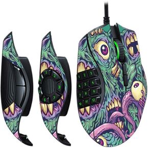 MightySkins Skin Compatible with Razer Naga Trinity - Eyes and Teeth | Protective, Durable, and Unique Vinyl Decal wrap Cover | Easy to Apply, Remove, and Change Styles | Made in The USA