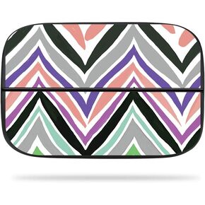 MightySkins Skin Compatible with Elgato Game Capture hd60s - Colorful Chevron | Protective, Durable, and Unique Vinyl Decal wrap Cover | Easy to Apply, Remove, and Change Styles | Made in The USA