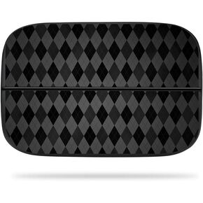 MightySkins Skin Compatible with Elgato Game Capture hd60s - Black Argyle | Protective, Durable, and Unique Vinyl Decal wrap Cover | Easy to Apply, Remove, and Change Styles | Made in The USA
