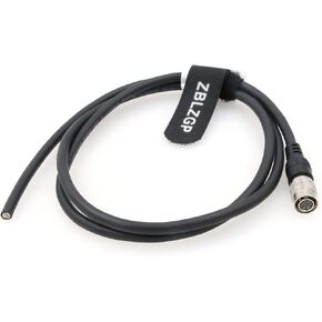 Hirose 6 Pin Twisted Power IO Trigger Cable for Basler GIGE AVT CCD Camera (1M)