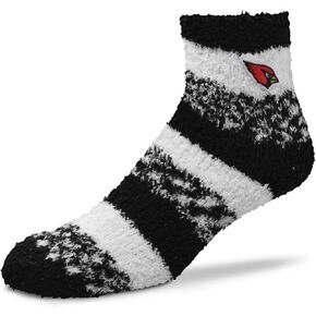 For Bare Feet NFL Cozy Soft Slipper Socks - Home Socks for Ultimate Comfort - Gameday Apparel - Luxuriously Plush and Cozy - Unisex (Los Angeles Chargers - Blue, Adult One Size) in Saudi Arabia