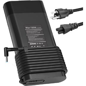 AC Adapter 150W HP Laptop Charger for HP OMEN by 15 17,Zbook 15 G3 G4 G5 G6,Zbook Studio G3 G4 G5 G6 G7 G8,Fury 15 17 G7 G8 Laptop Power Supply