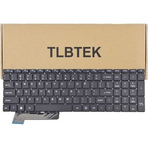 TLBTEK Keyboard Replacement Compatible with Gateway GWTN156-1 GWTN156-4 GWTN156-5 GWTN156-7 GWTN156-9 GWNC31514-BK GWTN156-7BL GWTN156-7GR 7PR GWTN156-9BK GWTN156-4BL Laptop
