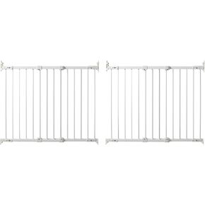 KidCo G2100 زاوية جبل سيفوي أعلى الدرج بوابة أطفال سريعة الفك لحجب السلالم أو الممرات، 42.5 × 30.5 بوصة، فولاذ، أبيض (عبوتان) in Kuwait