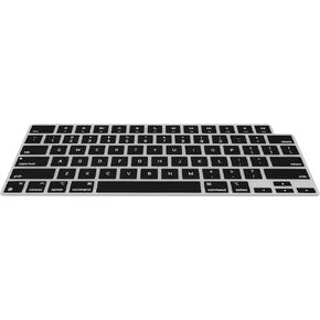 kwmobile Keyboard Cover Compatible with Apple MacBook Air 15 M3 2024 A3114 - Keyboard Cover US English QWERTY - Black