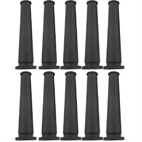 10PCS Drill Grinder Wire Protection Sleeve 69mm Cable Boots Flexible Rubber Hose Black for Power Tools Cutting Machines