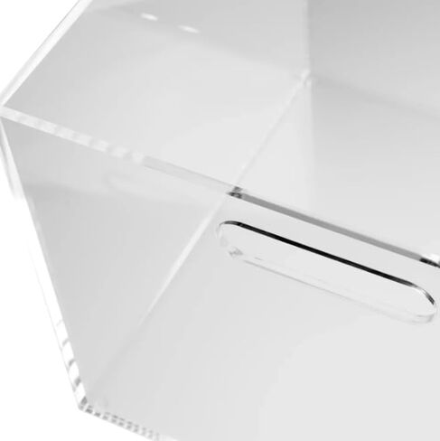 RUSSELL+HAZEL Acrylic Bloc Narrow Accessory Tray, Clear, 4.5" x 12.2" x .5" (31381) in Kuwait