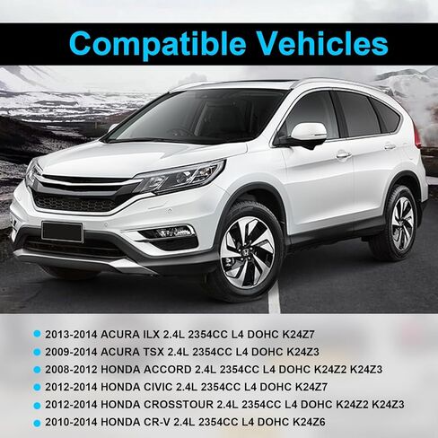 مجموعة سلسلة توقيت المحرك مع مضخة مياه مناسبة لـ 2009-2014 ACURA TSX، 2008-2012 HONDA ACCORD، 2010-2011 HONDA CR-V 2.4L 2354CC L4 DOHC in Saudi Arabia