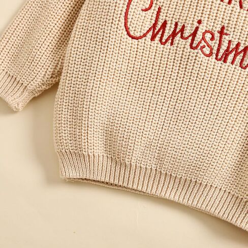 MAYUMMPY Newborn Baby Boy Girl Christmas Sweater Long Sleeve Pullover Warm Knitted Sweatshirt Fall Winter Clothes in Saudi Arabia