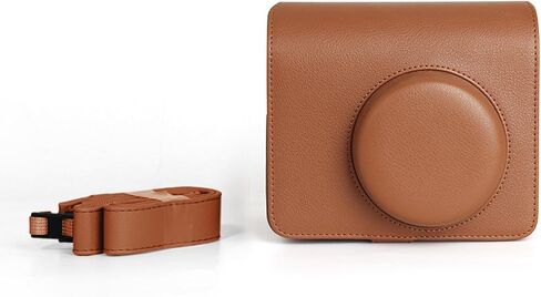 Rieibi Camera Case Compatible with Instax Wide 400，Carrying Case for Fujifilm Instax Wide 400 Instant Camera，Retro PU Leather Camera Bag，Protective Case With Shoulder Strap - Green in Saudi Arabia