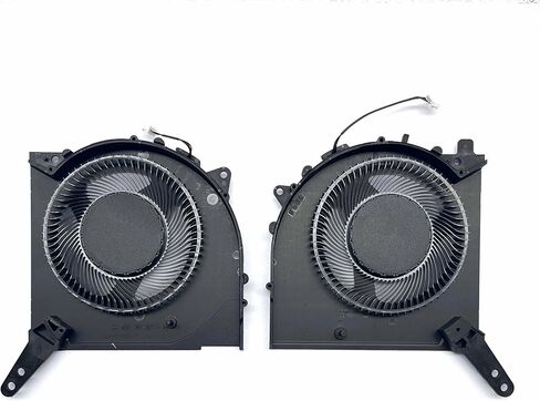 استبدال مروحة تبريد وحدة المعالجة المركزية الجديدة + وحدة معالجة الرسومات من BestParts لجهاز Lenovo Legion 5 15IAH7H (النوع: 82RB)، لـ Legion 5 15ARH7H (النوع: 82RD)، P/N: DFSCL12E164860 FPN7، DFSCL12E064860 FPN6، مروحة 12 فولت in Saudi Arabia