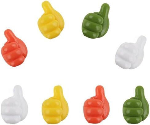 6pcs Thumb Cord Holder - Creative Household Kitchen Utensil Organizer for Practical Daily Living and Storage in Saudi Arabia