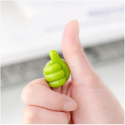 6pcs Thumb Cord Holder - Creative Household Kitchen Utensil Organizer for Practical Daily Living and Storage in Saudi Arabia