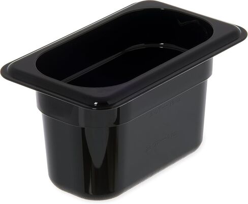 منتجات Carlisle FoodService Products Storplus Food Storage Container وعاء الطعام، مقلاة الغضب لتقديم الطعام، البوفيهات، المطاعم، البولي كربونات (قطعة)، مقاس 1/9 بعمق 2.5 بوصة، شفاف، (عبوة من 6 قطع) in Saudi Arabia