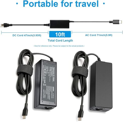 شاحن محطة إرساء للكمبيوتر المحمول USB C من النوع C لجهاز HP Chromebook X360 14-CA000 11-AE000 لجهاز Lenovo Chromebook c330 s330 c340 s340 100e 300e 500e ThinkPad T480 T580 E480 E580 محول التيار الكهربائي in Saudi Arabia