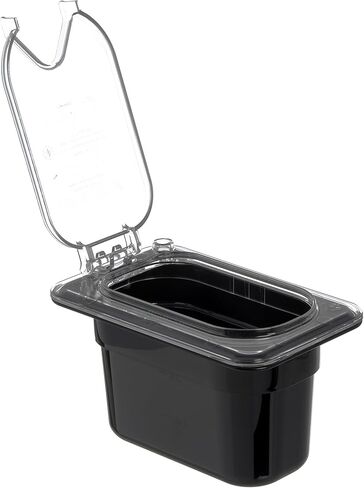 منتجات Carlisle FoodService Products Storplus Food Storage Container وعاء الطعام، مقلاة الغضب لتقديم الطعام، البوفيهات، المطاعم، البولي كربونات (قطعة)، مقاس 1/9 بعمق 2.5 بوصة، شفاف، (عبوة من 6 قطع) in Saudi Arabia