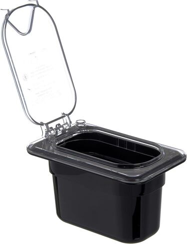 منتجات Carlisle FoodService Products Storplus Food Storage Container وعاء الطعام، مقلاة الغضب لتقديم الطعام، البوفيهات، المطاعم، البولي كربونات (قطعة)، مقاس 1/9 بعمق 2.5 بوصة، شفاف، (عبوة من 6 قطع) in Saudi Arabia