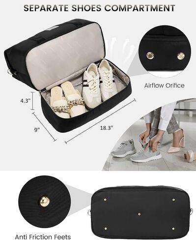 LOVEVOOK Travel Bag Weekender Bags for Women, Carry on Overnight Bag with Shoe Compartment,Duffle Bag with Laptop Pocket,Hospital Bag for Labor Delivery,Gym Tote Bag with Toiletry Bag in Saudi Arabia