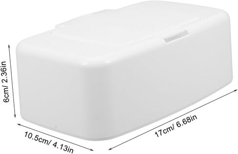 موزع المناديل المبللة: حامل مناديل مبللة للأطفال، علبة مناديل مضادة للانزلاق، حاوية مناديل قابلة لإعادة الملء، حقيبة مناديل سهلة الفتح/الإغلاق، قابلة لإعادة الاستخدام، محمولة مضادة للغبار، بيضاء للحمام والمطبخ والمكتب in Kuwait