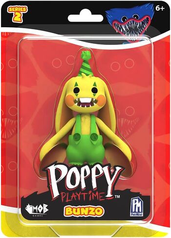 Poppy Playtime - Gold Huggy Action Figure (5" Tall Posable Figure, Series 2) in Saudi Arabia