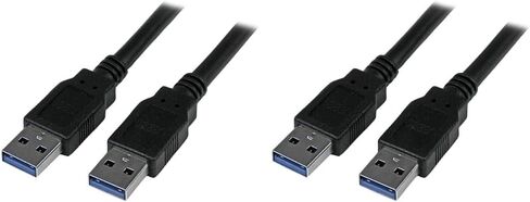 StarTech.com 3m 10 ft USB 3.0 Cable - A to A - M/M - Long USB 3.0 Cable - USB 3.1 Gen 1 (5 Gbps) (USB3SAA3MBK) in Saudi Arabia
