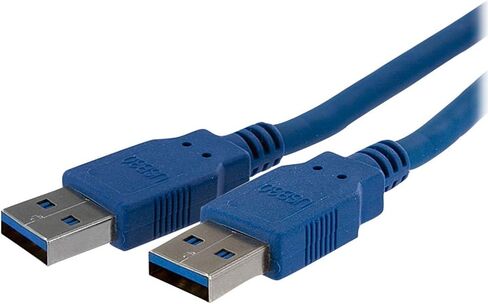 StarTech.com 3m 10 ft USB 3.0 Cable - A to A - M/M - Long USB 3.0 Cable - USB 3.1 Gen 1 (5 Gbps) (USB3SAA3MBK) in Saudi Arabia