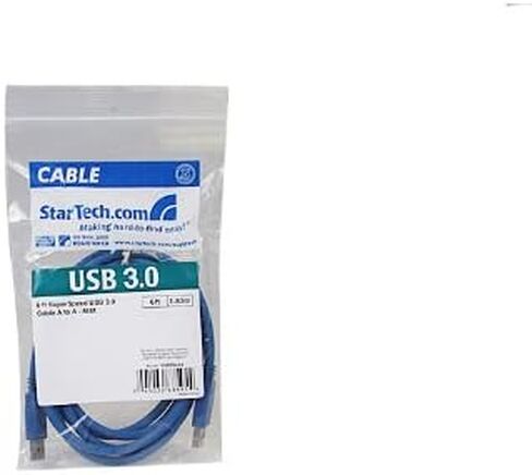 StarTech.com 3m 10 ft USB 3.0 Cable - A to A - M/M - Long USB 3.0 Cable - USB 3.1 Gen 1 (5 Gbps) (USB3SAA3MBK) in Saudi Arabia