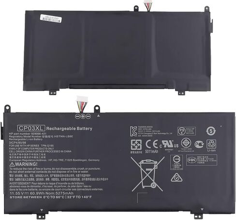 بطارية كمبيوتر محمول Duotipa CP03XL جديدة متوافقة مع HP Spectre x360 13-ae000 13-ae001ng 13-ae047ng in Saudi Arabia