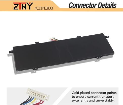 ZTHY C21N1833 Laptop Battery Compatible with Asus ZenBook 14 UM431 UM431D UM431DA UX431 UX431F UX431FA UX431FN UX431FL X431FA X431FL VivoBook S14 S431 S431F S431FA S431FL Series C21PtJH 7.7V 47Wh in Saudi Arabia