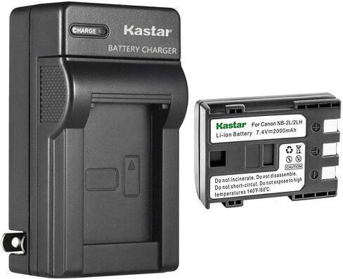 Kastar 4-Pack Battery and AC Wall Charger Replacement for Canon ZR850, ZR900, ZR930, ZR950, ZR960, MD100, MD101, MD110, MD111, MD120, MD130, MD140, MD150, MD160, MD205, MD215, MD216, MD225, MD235 in Saudi Arabia