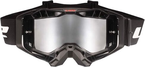 LS2 Helmets Aura Pro Goggle (Black/Red with Red Iridium Lens) in Kuwait