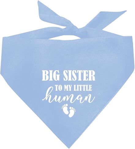 Big Sister Dog Bandana, Baby Pink Dog Bandana, Big Sister Bandana for Dog, Gender Reveal Dog Bandana, Baby Announcement Dog Bandana, Dog Bandana for Small Medium Large Dogs, Dog Triangle Scarf (D5) in Saudi Arabia