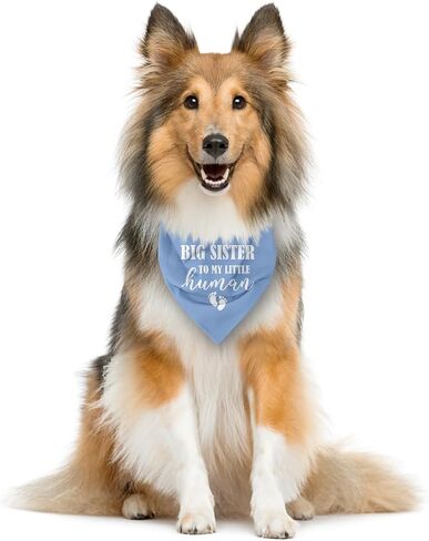Big Sister Dog Bandana, Baby Pink Dog Bandana, Big Sister Bandana for Dog, Gender Reveal Dog Bandana, Baby Announcement Dog Bandana, Dog Bandana for Small Medium Large Dogs, Dog Triangle Scarf (D5) in Saudi Arabia
