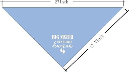 Big Sister Dog Bandana, Baby Pink Dog Bandana, Big Sister Bandana for Dog, Gender Reveal Dog Bandana, Baby Announcement Dog Bandana, Dog Bandana for Small Medium Large Dogs, Dog Triangle Scarf (D5) in Saudi Arabia