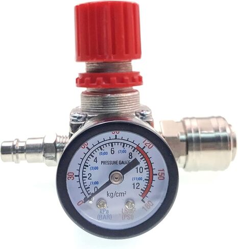 JZK 1/4" Air Compressor Pressure Regulator, Pneumatic Pressure Regulator 1/4", Pressure Control Valve with 140psi 12bar Connection in Saudi Arabia